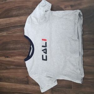 Ardene grey crop top